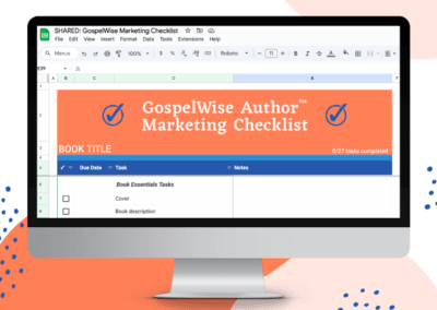 GospelWise Author™ Marketing Checklist